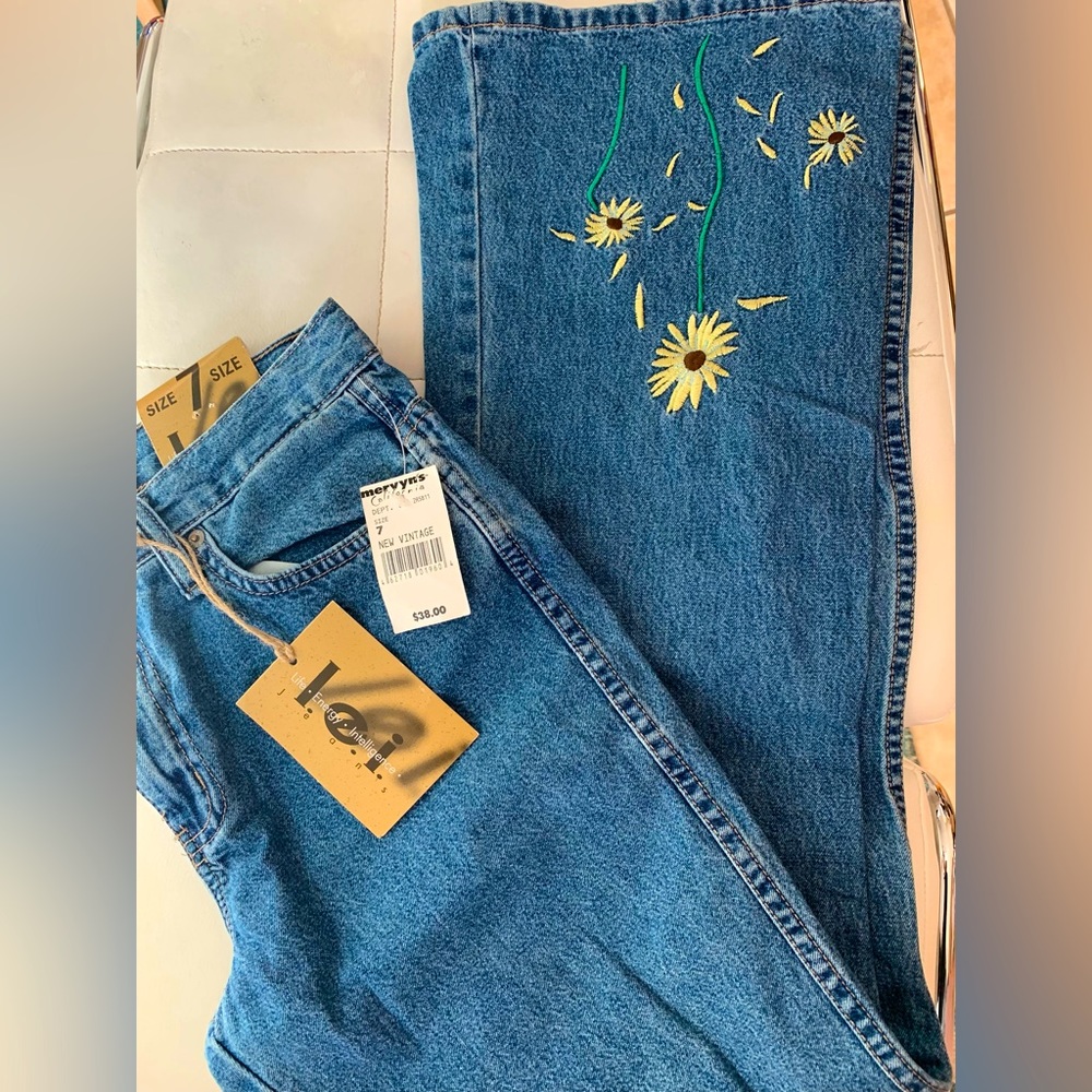 👖Embroidered LEI Vintage Jeans
